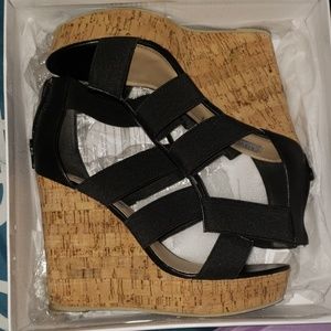 Steve Madden Black Strappy Sandals